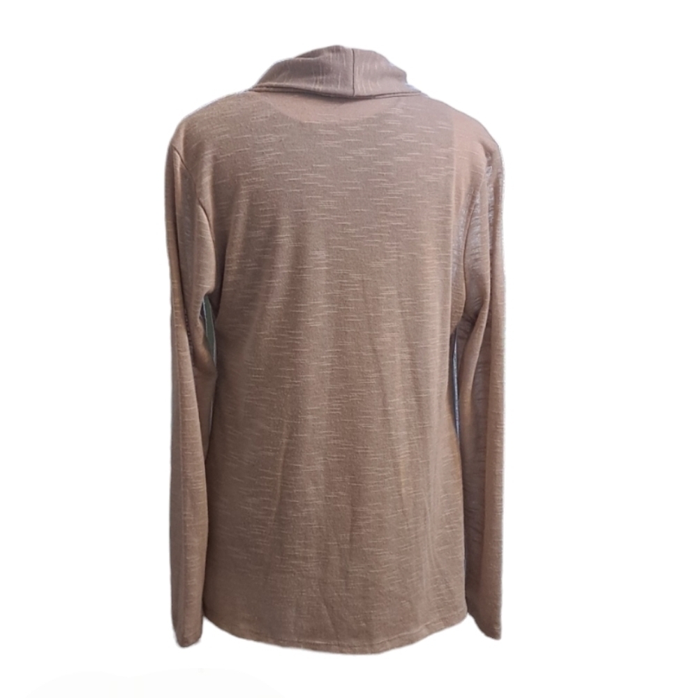 CKW Crew Knit Wear Cardigan Size Medium Color Putty - Picture 2 of 5